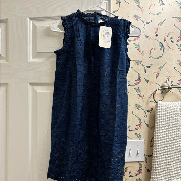Gap x Doen girl’s denim blue dress - Picture 1 of 3